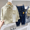 Classic Beige Stripe Shirt