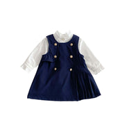 Navy Duchess Dress Set