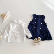 Navy Duchess Dress Set