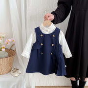 Navy Duchess Dress Set