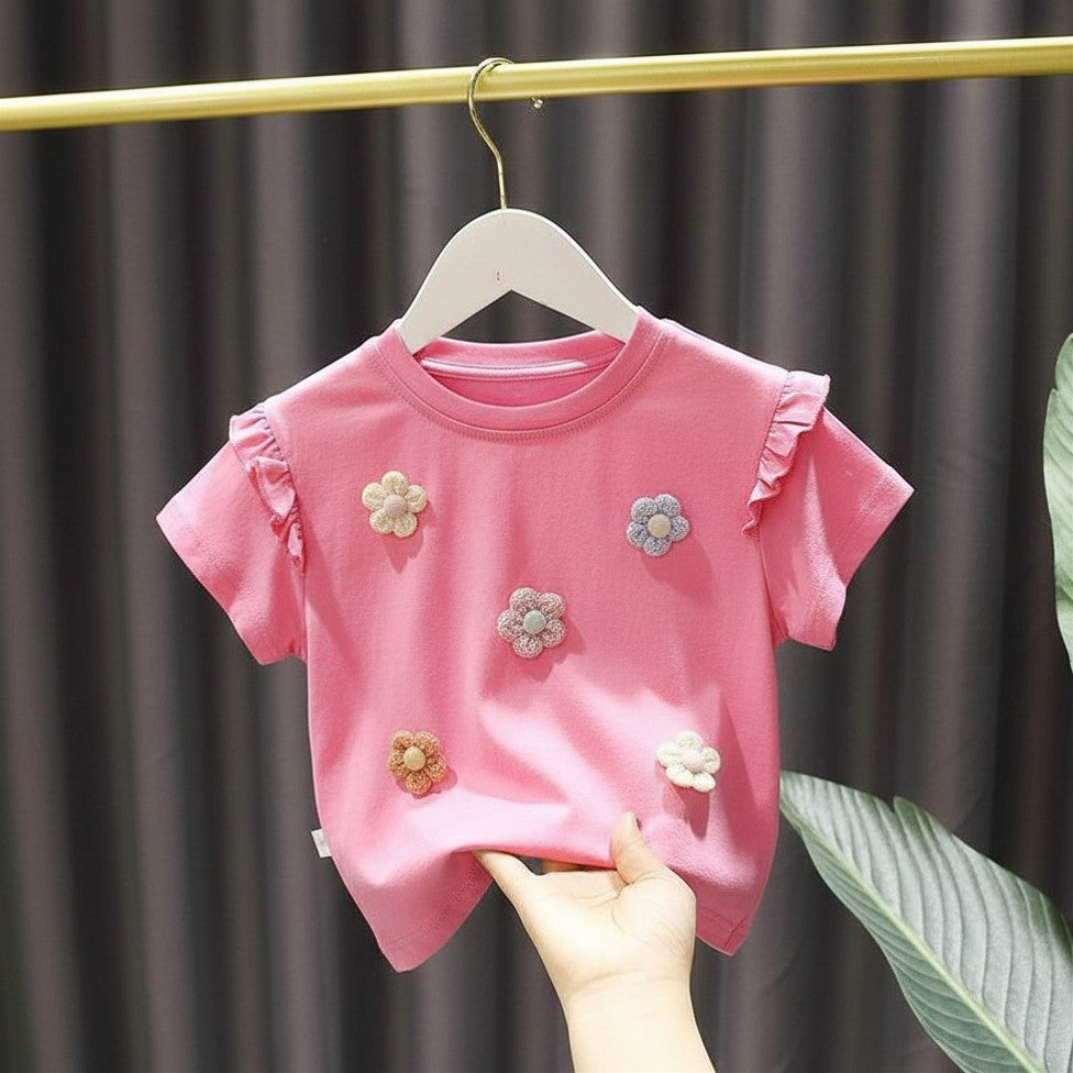 3D Petal Pop T-Shirt
