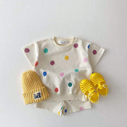 Balloon printed shorts set
