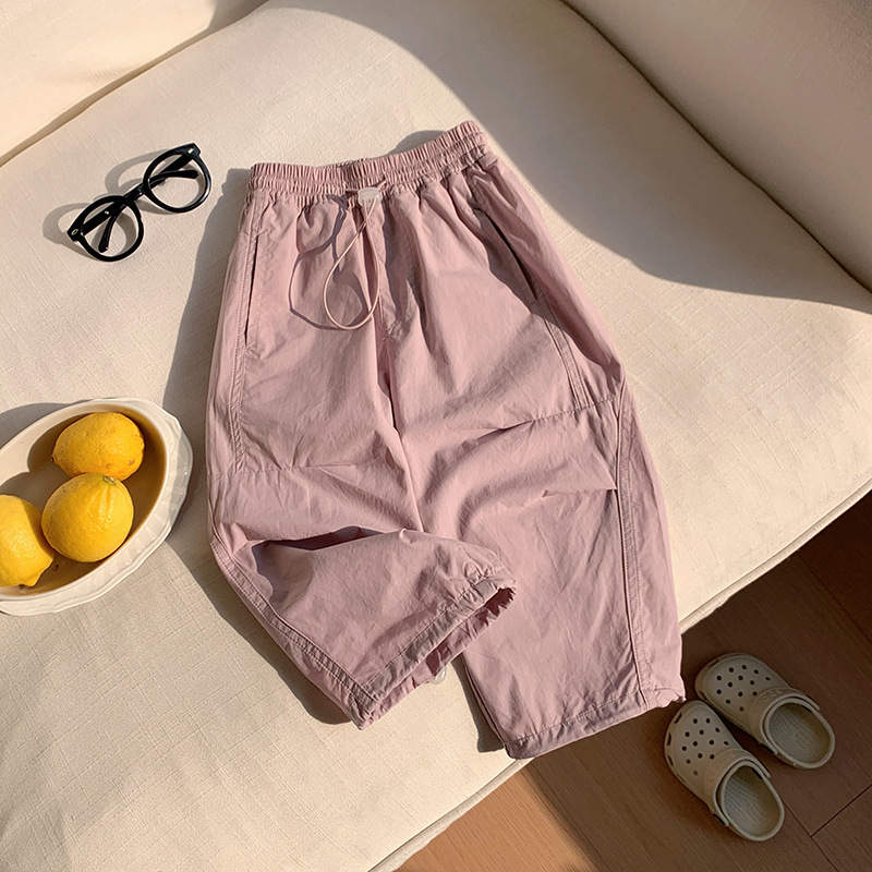 Lavender Baggy Cargo Pants