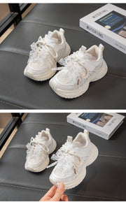 Pearl Bow Sneakers