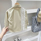 Classic Beige Stripe Shirt