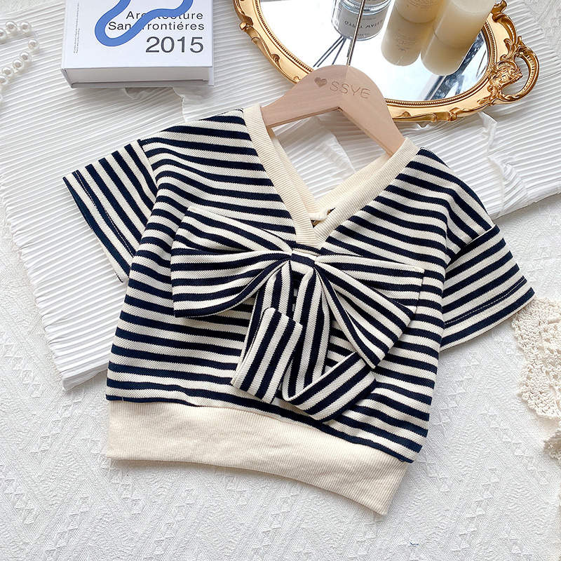 Striped Bow Co-ord set