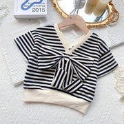 Striped Bow Co-ord set