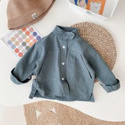 Mandarin Collar Pocket Shirt