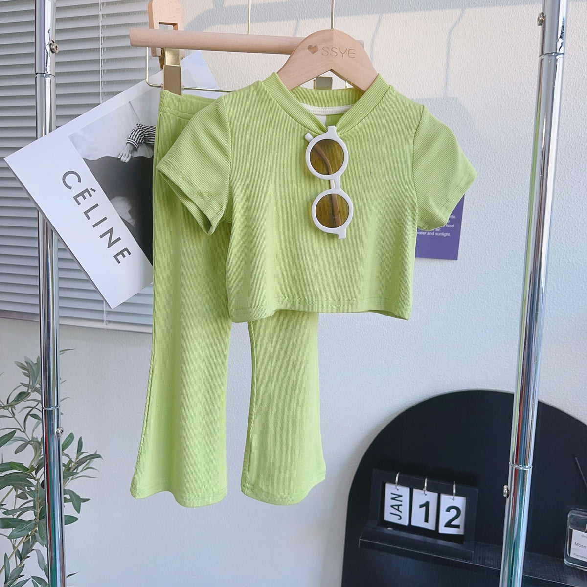 Lime Breeze Lounge Co-ord Set