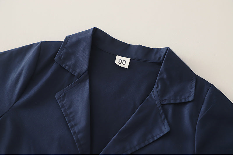 Little Gentleman Navy Blazer Set