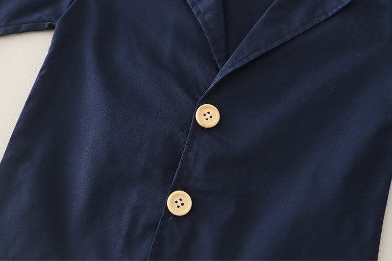 Little Gentleman Navy Blazer Set