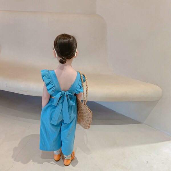 Blue Jumpsuit for Girls - Image 2