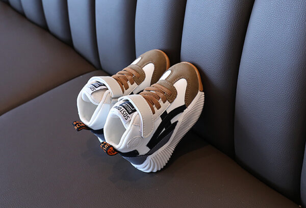 white and brown sneakers - Image 2