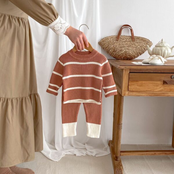 Knitted Peach Set