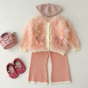 Fur jacket set